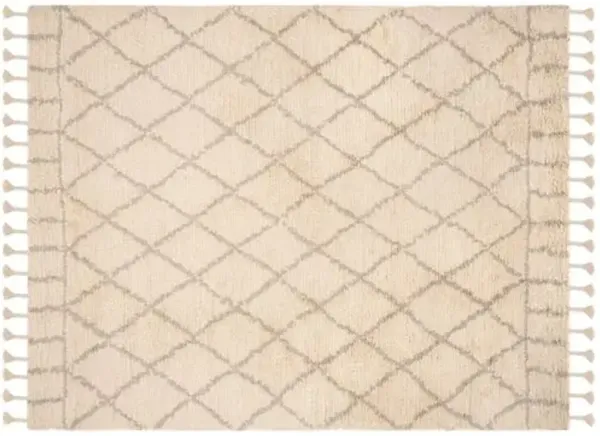 Hoyne Rug - Ivory/Light Gray - Beige - Beige