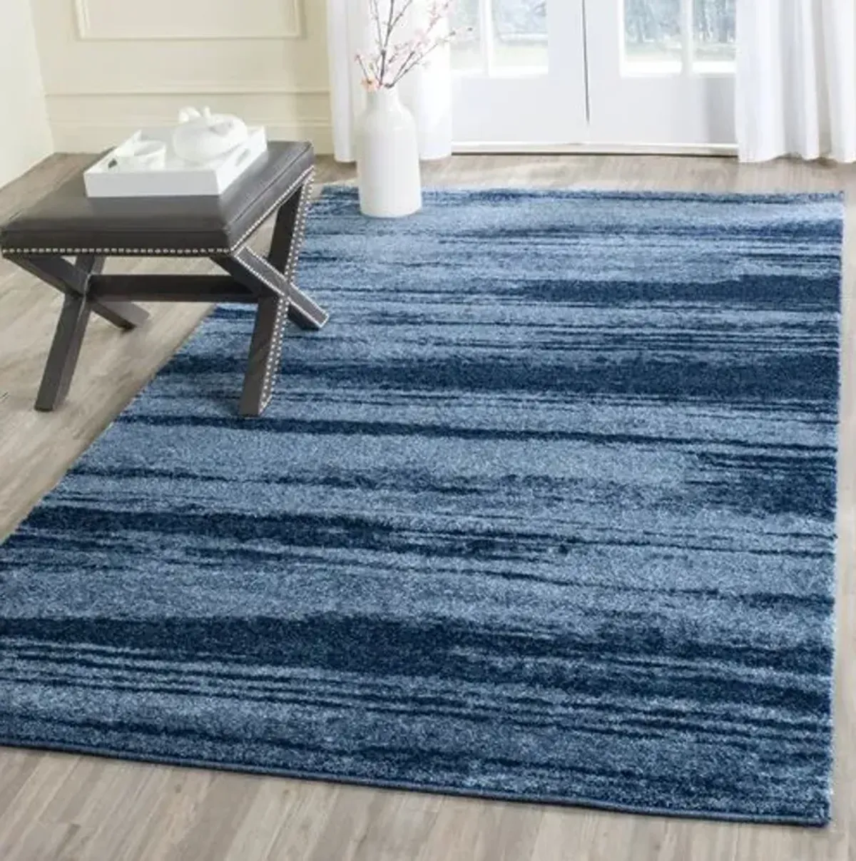 Vassar Rug - Light Blue/Blue - Blue