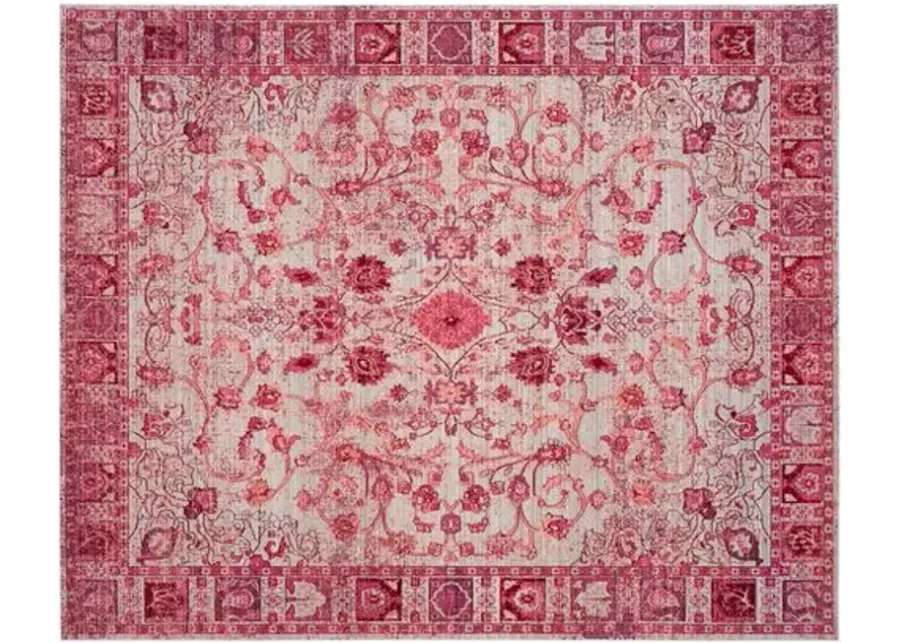 Wenzel Rug - Fuchsia - Pink - Pink