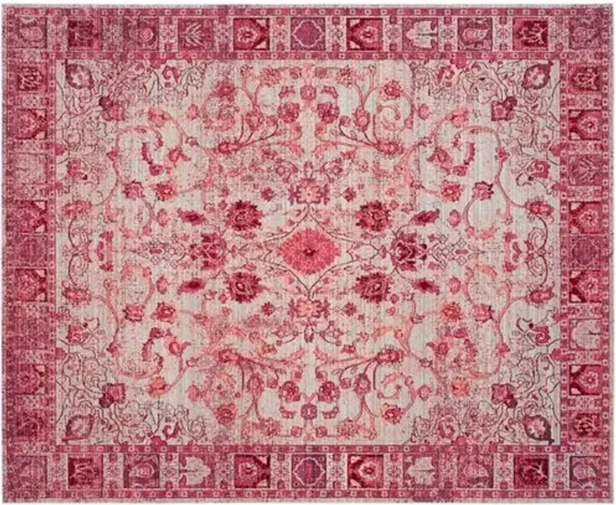 Wenzel Rug - Fuchsia - Pink - Pink