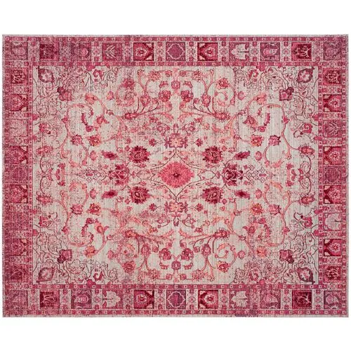 Wenzel Rug - Fuchsia - Pink - Pink