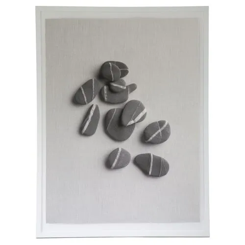 Dawn Wolfe - River Rocks - Dawn Wolfe Design - Gray