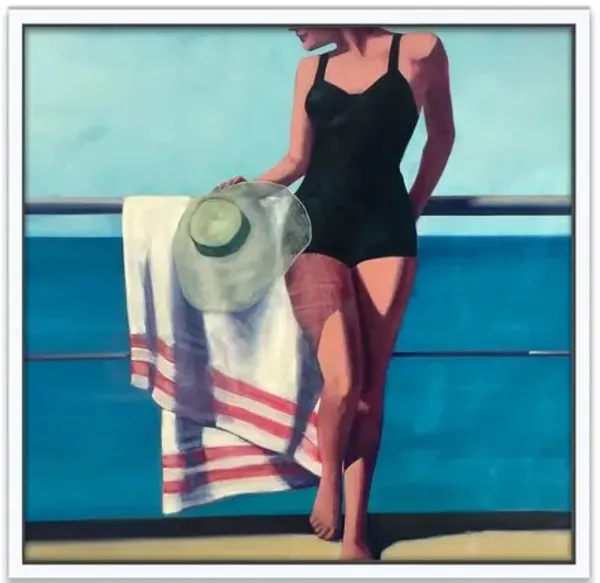 T.S. Harris - La Mer Painting - Blue