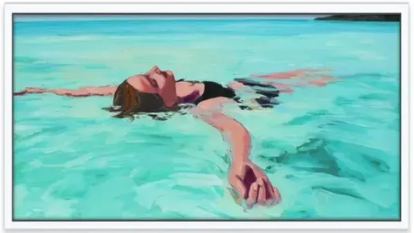Painting - T.S. Harris - Pure Joy Painting - Blue