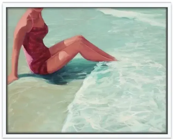 T.S. Harris - Seafoam Painting - Green
