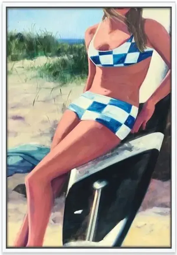 T.S. Harris - Windswept Painting - Blue