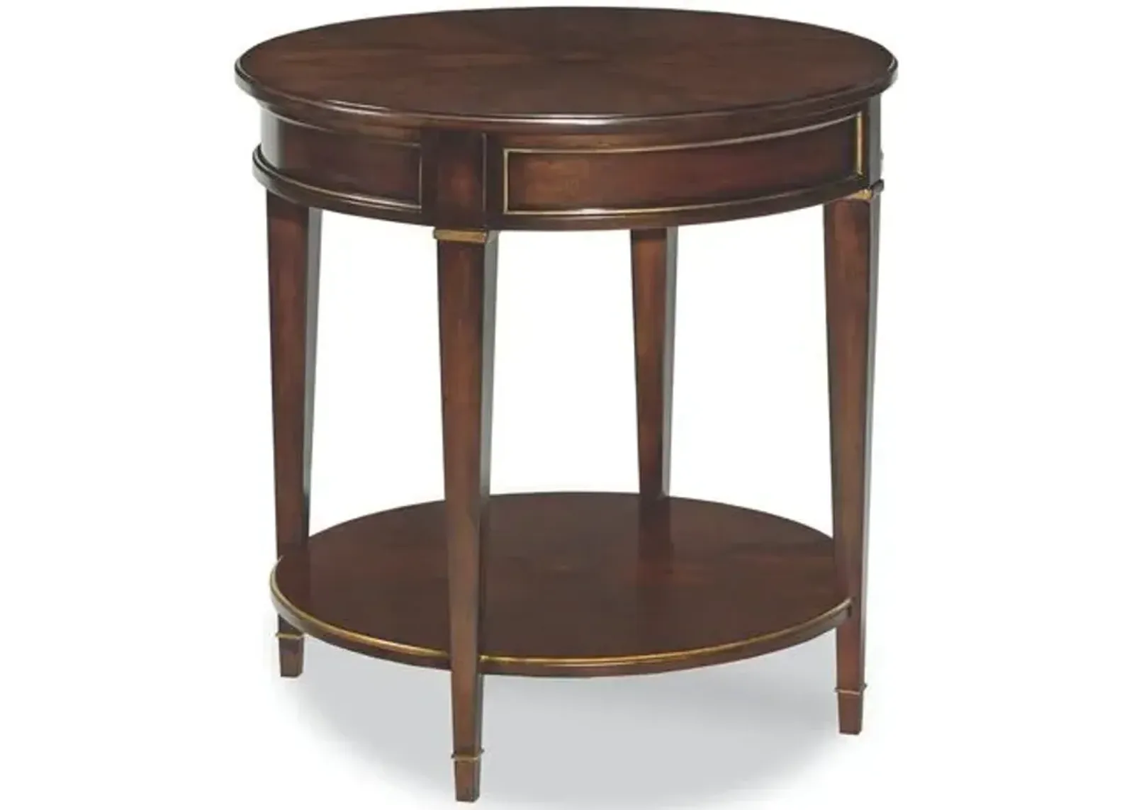 La Salle Side Table - Mahogany - Brown