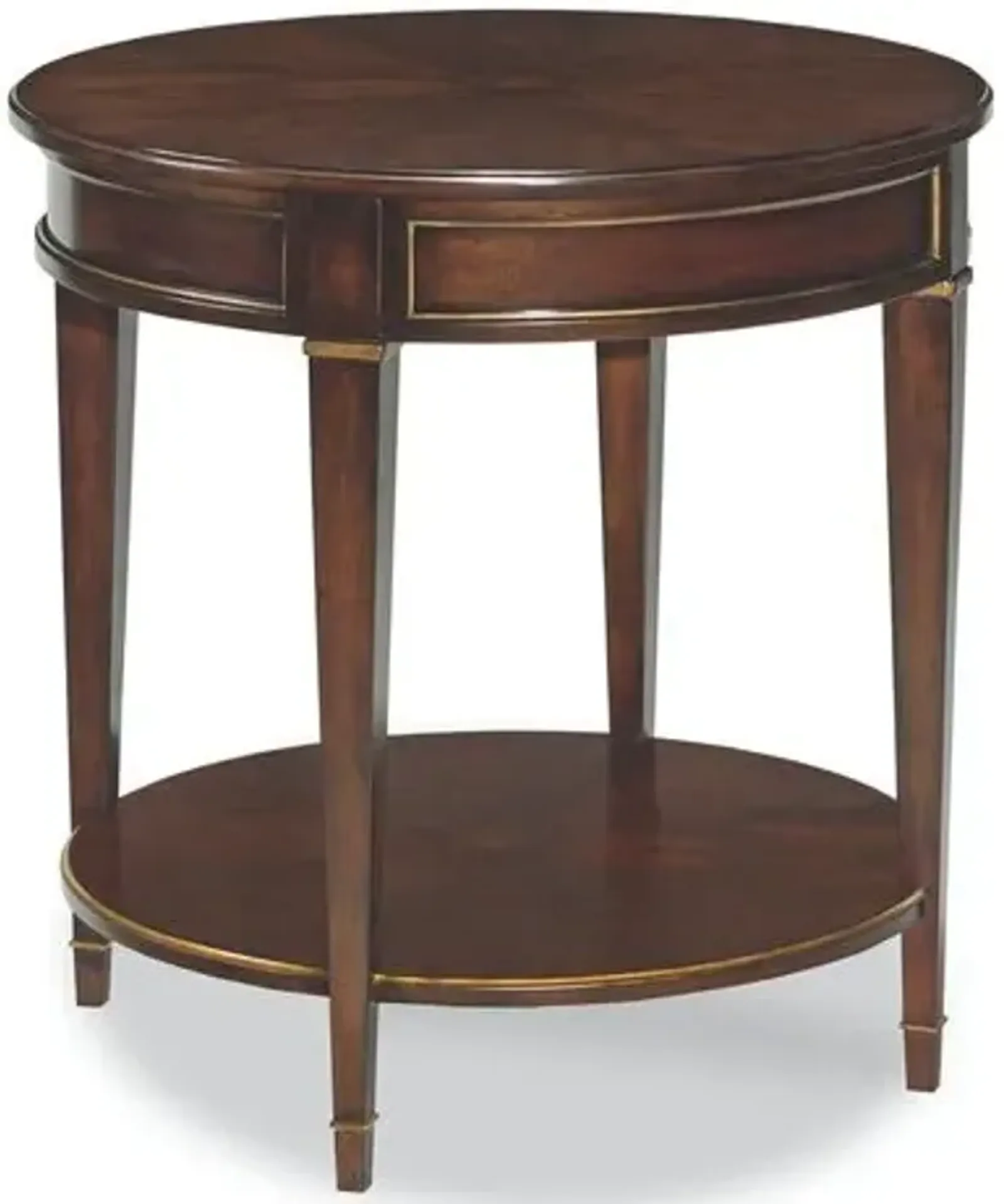 La Salle Side Table - Mahogany - Brown