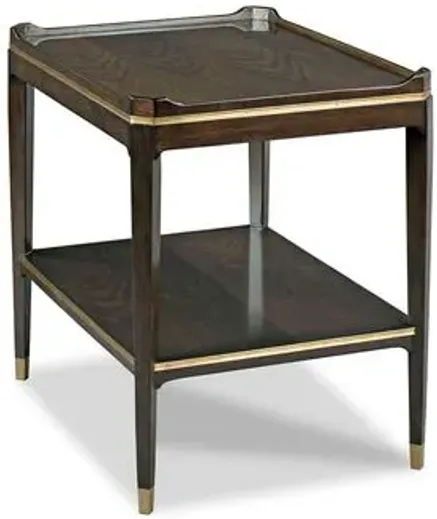 Emery Square Side Table - Mink - Brown