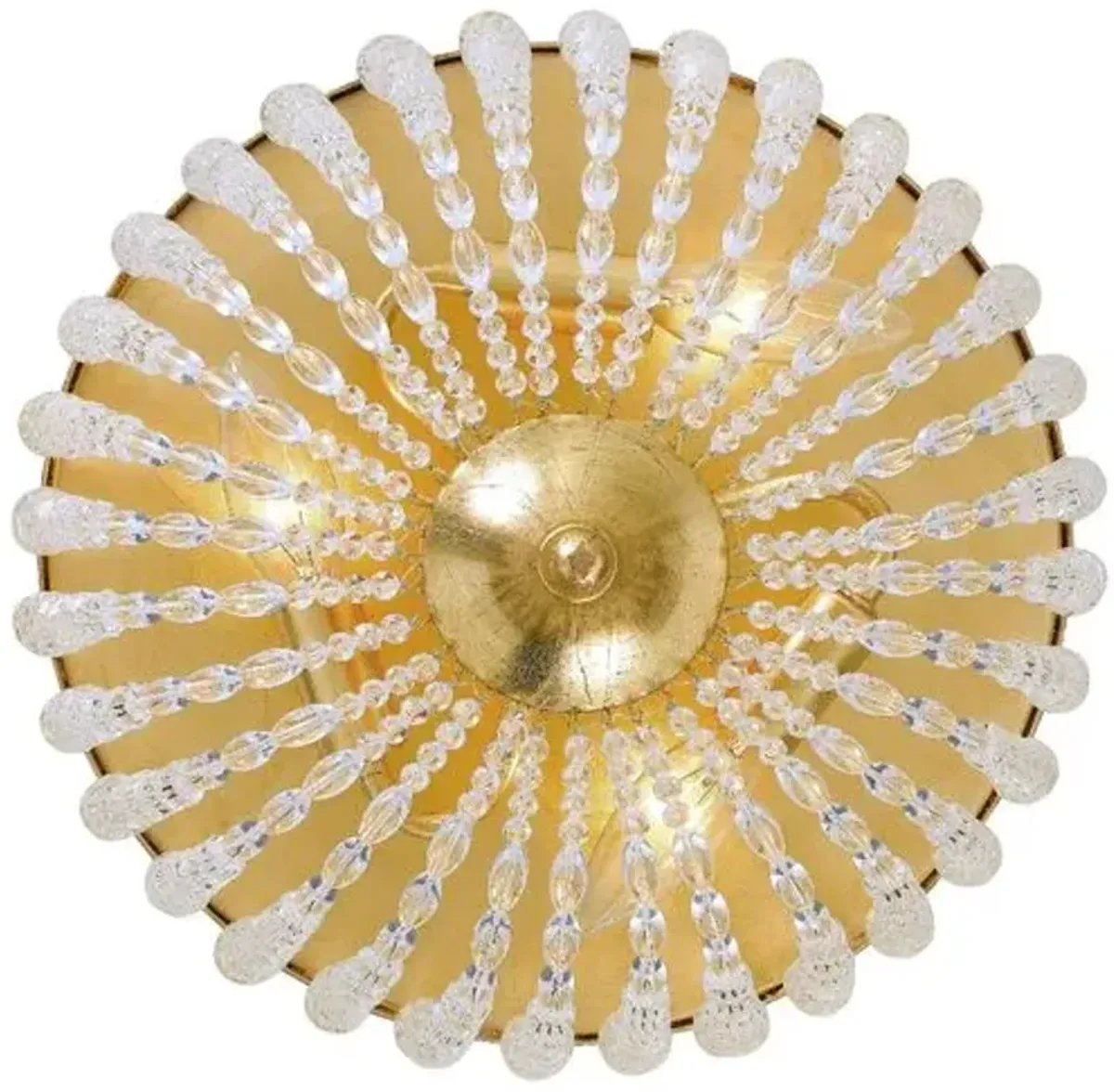 Rylee Crystal Flush Mount - Gold/Clear - Crystorama