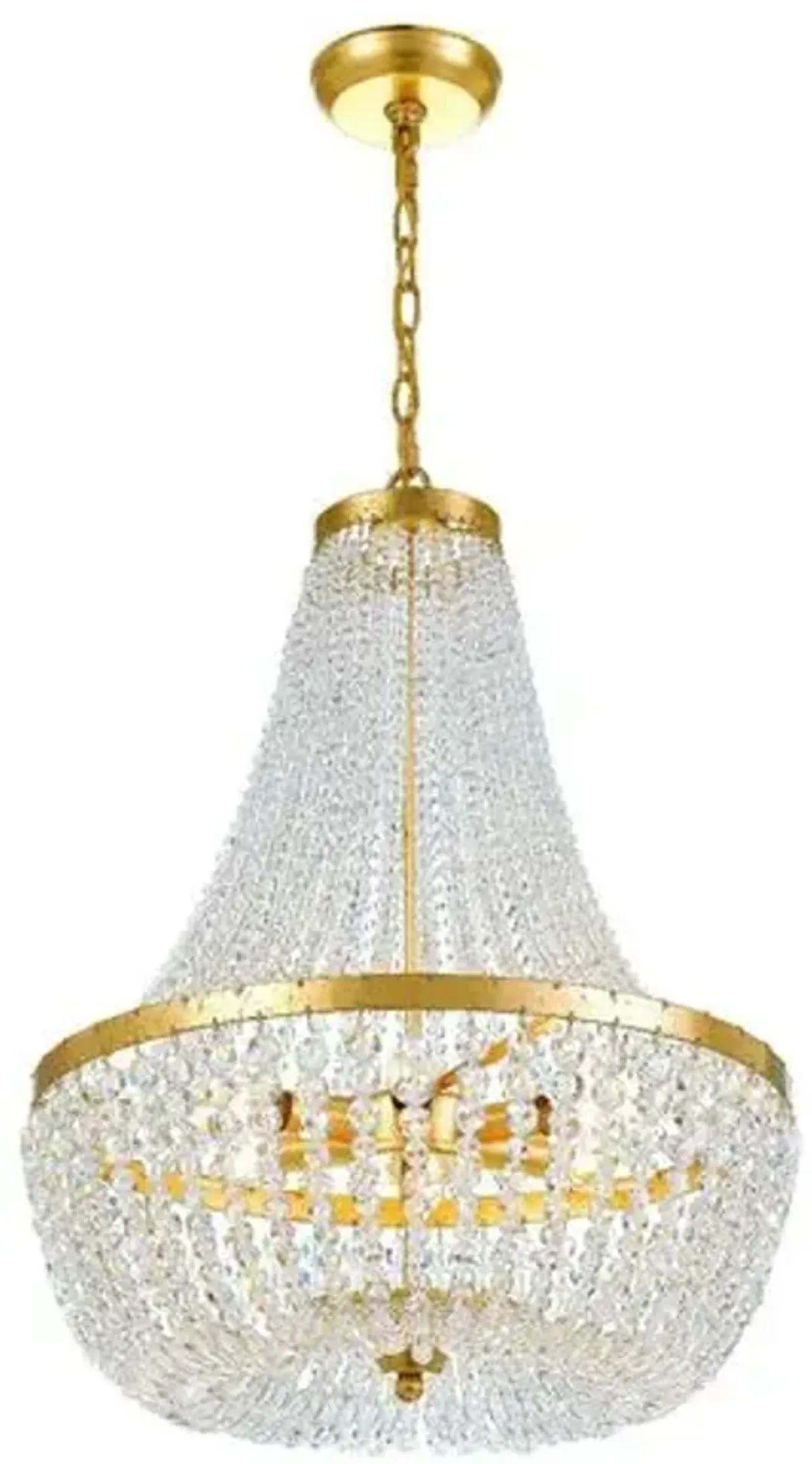 Rylee Crystal Chandelier - Gold/Clear - Crystorama