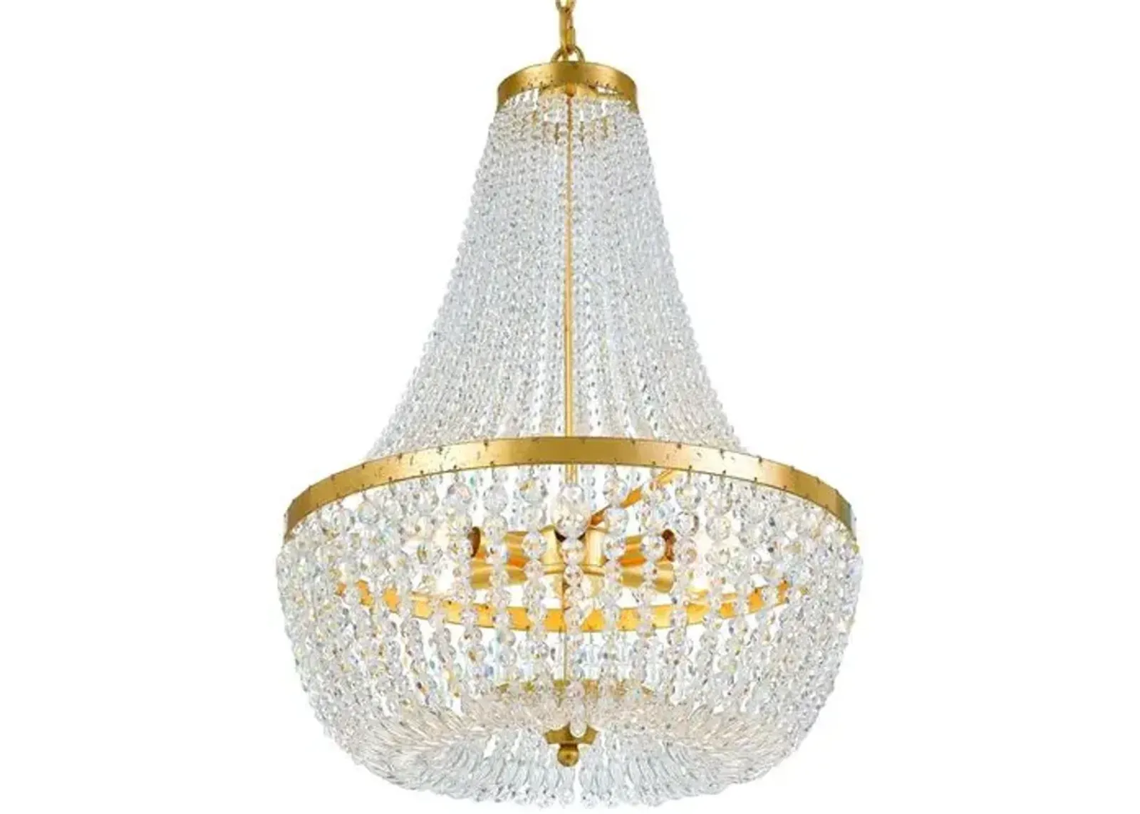 Rylee Crystal Chandelier - Gold/Clear - Crystorama