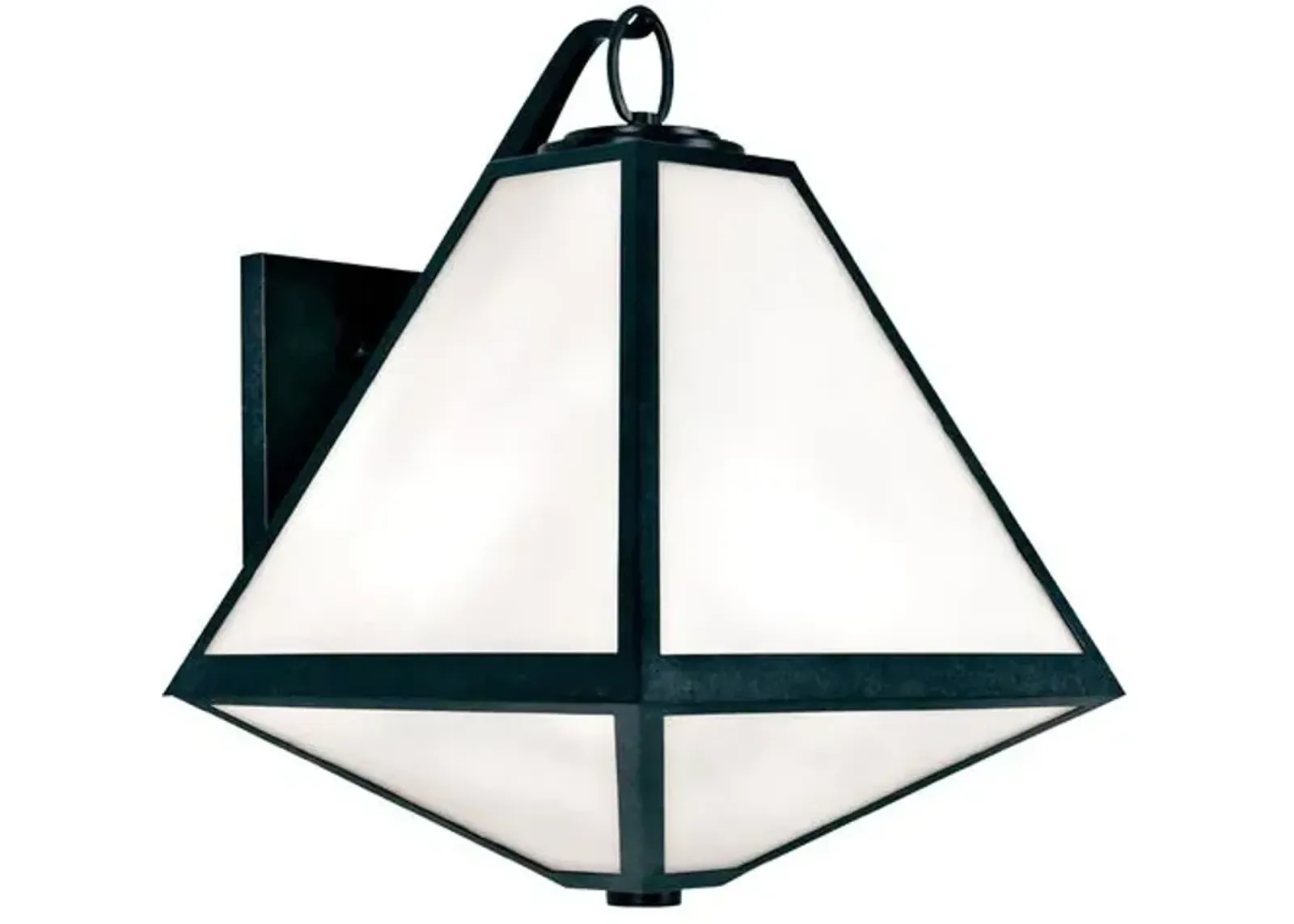 Glacier Outdoor 3-Light Sconce - Charcoal - Crystorama - Gray