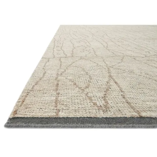 Murray Hand-Knotted Rug - Sand/Taupe - Beige - Beige