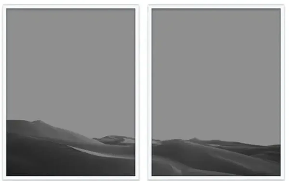 Alex Hoerner - Imperial Dunes III Diptych - Gray