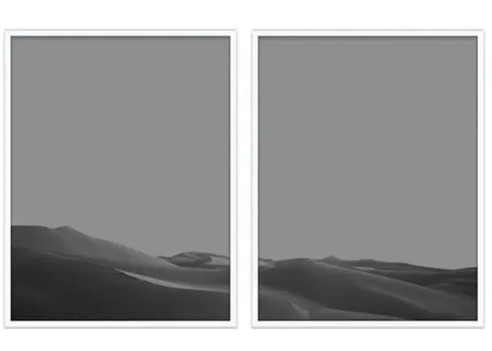 Alex Hoerner - Imperial Dunes III Diptych - Gray