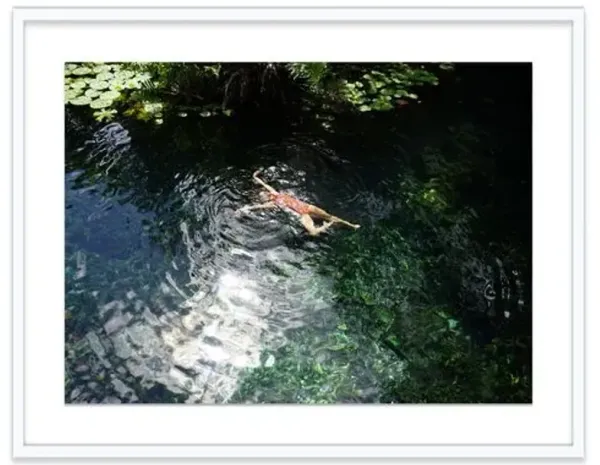 Natalie Obradovich - Tulum Swim Photograph - Green