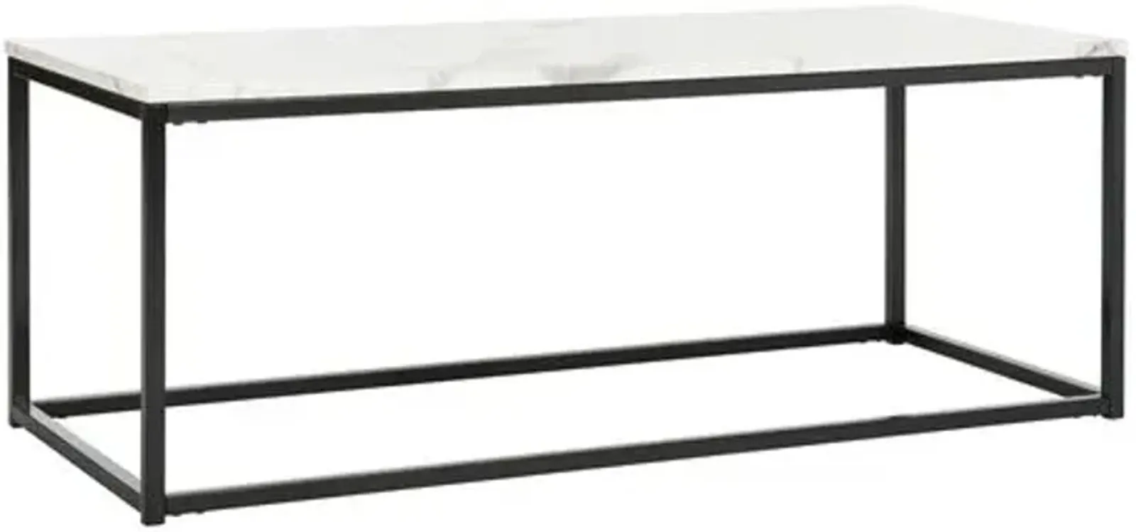 Cuevas Coffee Table - White/Gray