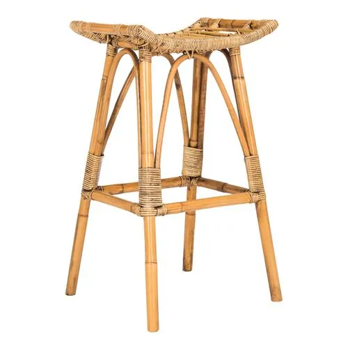 Barajas Barstool - Honey - Brown