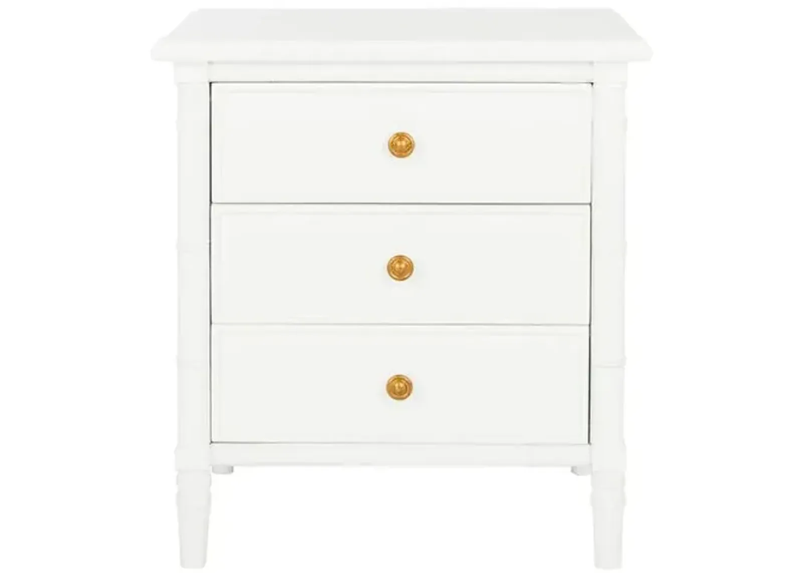 Erickson 3-Drawer Nightstand - White