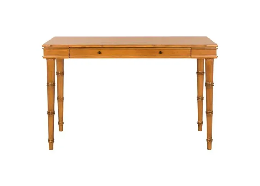 Noely Desk - Caramel - Brown