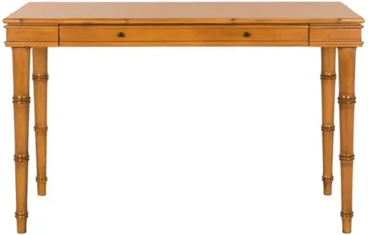 Noely Desk - Caramel - Brown