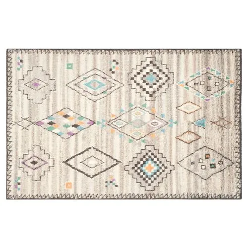 Lomond Hand-Knotted Rug - Natural - Ivory - Ivory