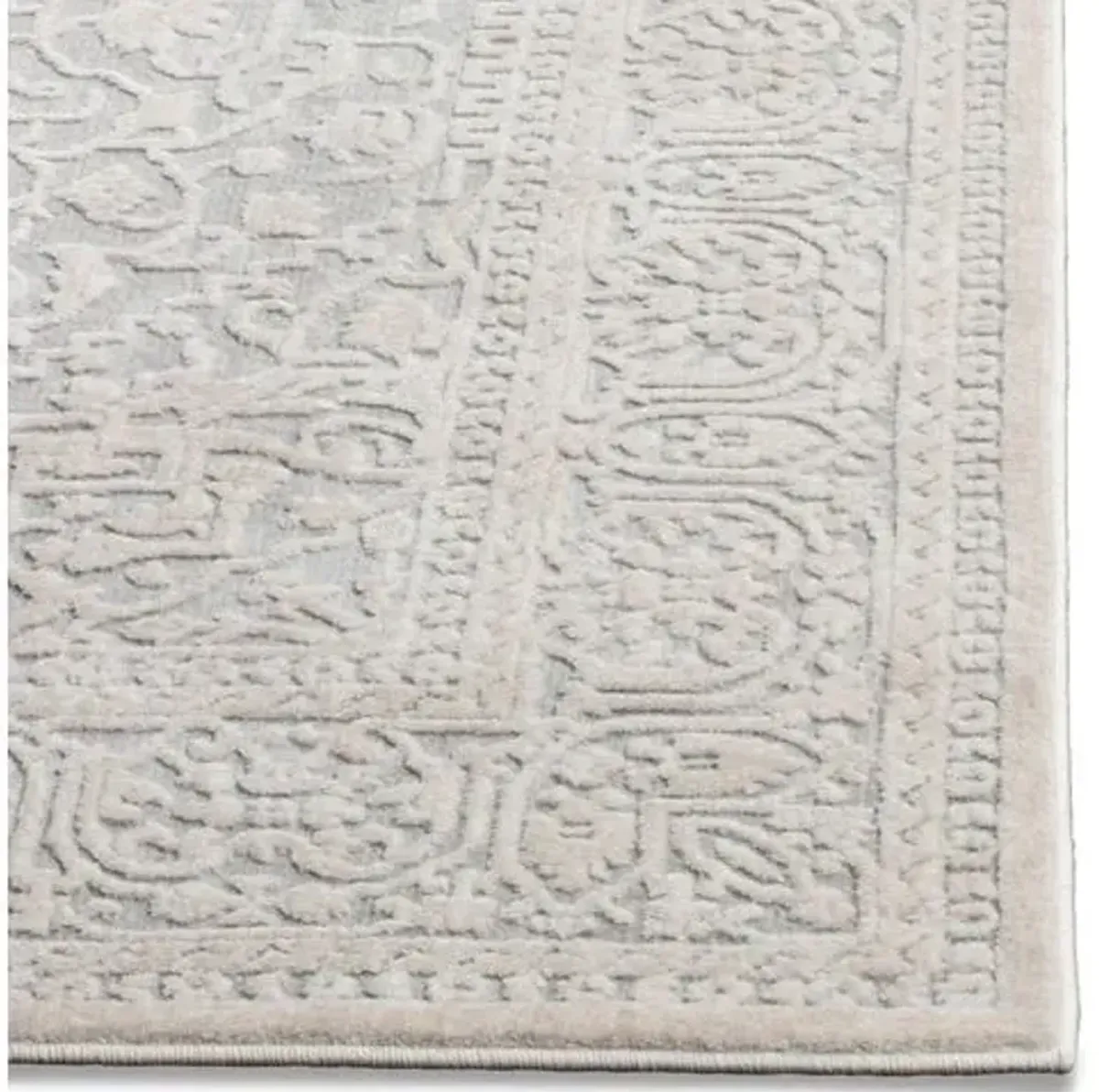 Malawi Rug - Light Gray/Cream - Gray