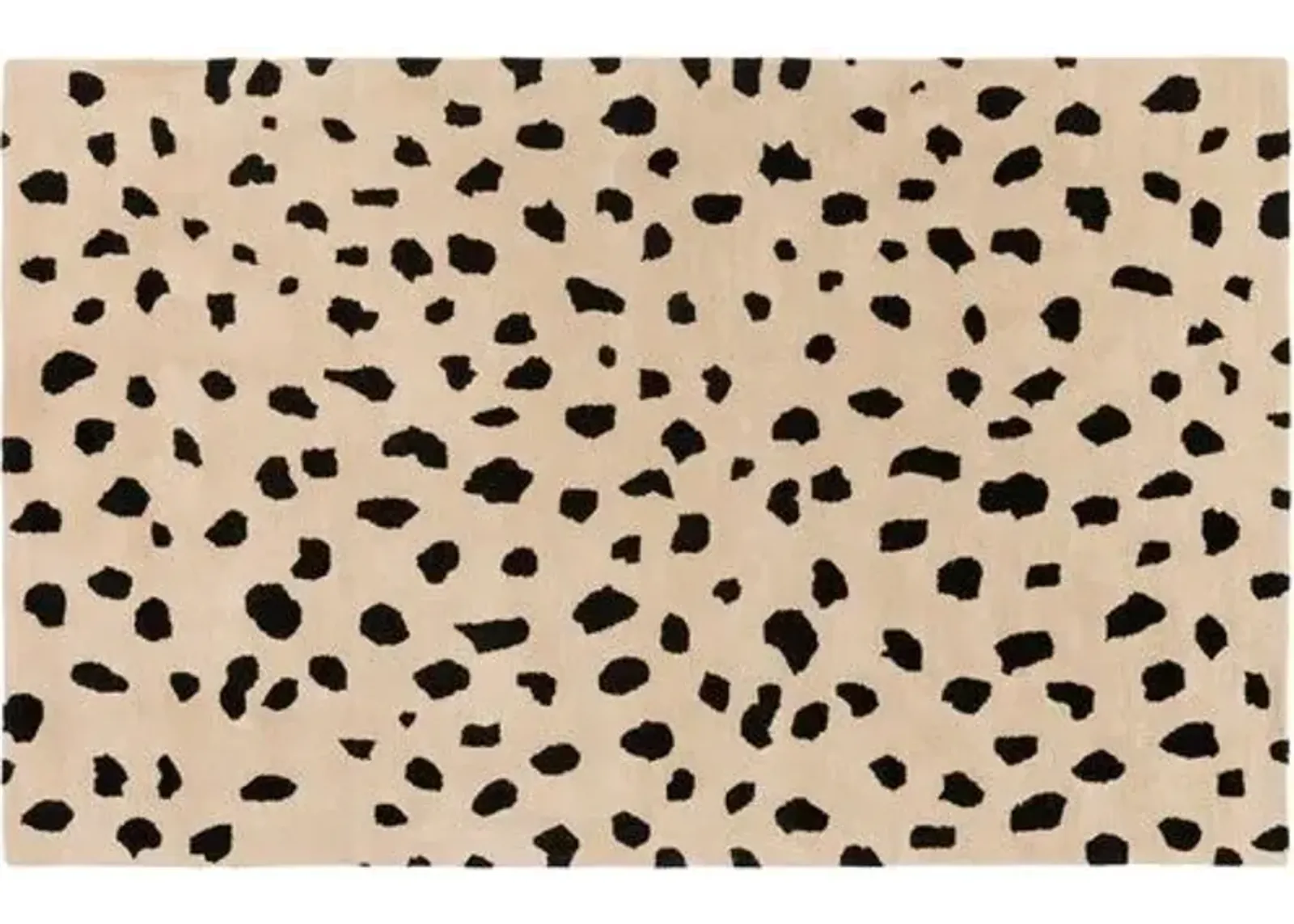 Eliza Rug - Beige/Black - Beige