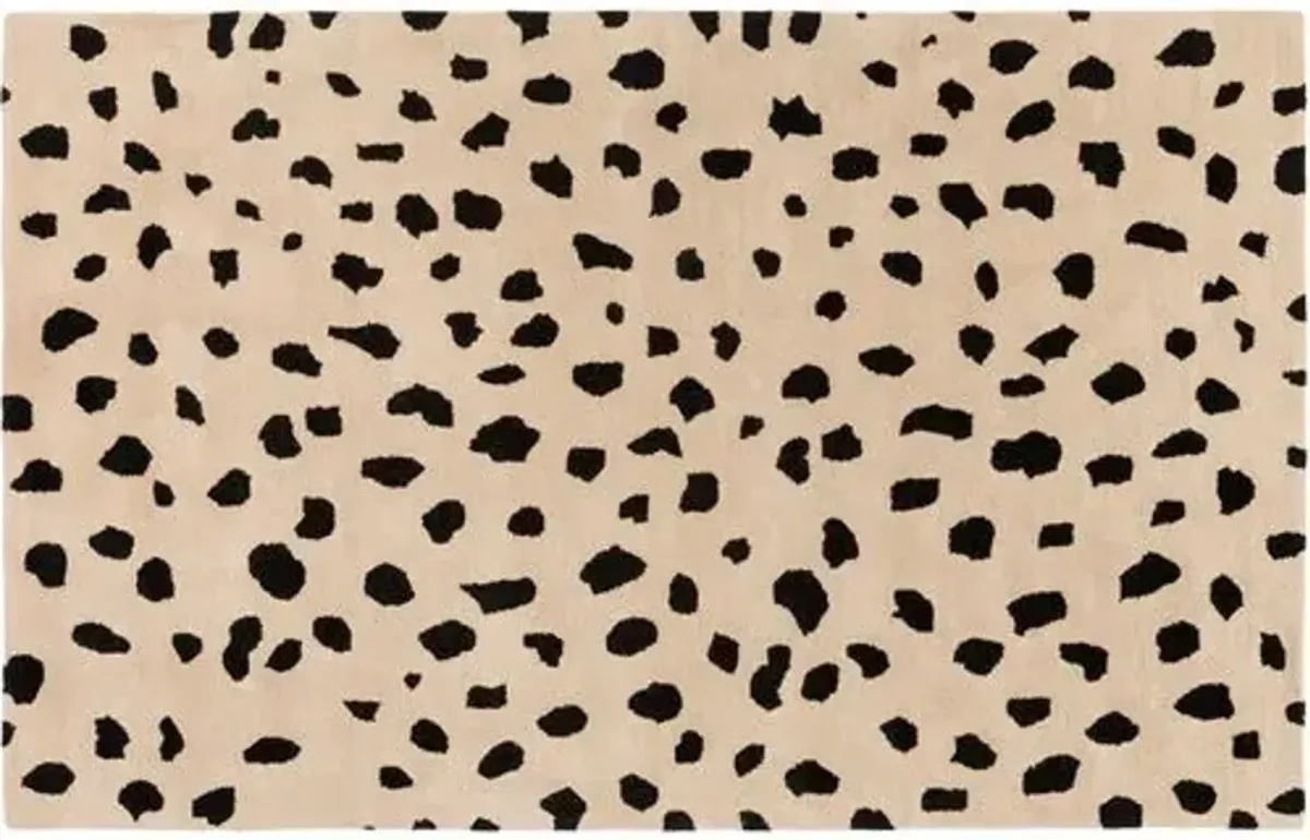 Eliza Rug - Beige/Black - Beige