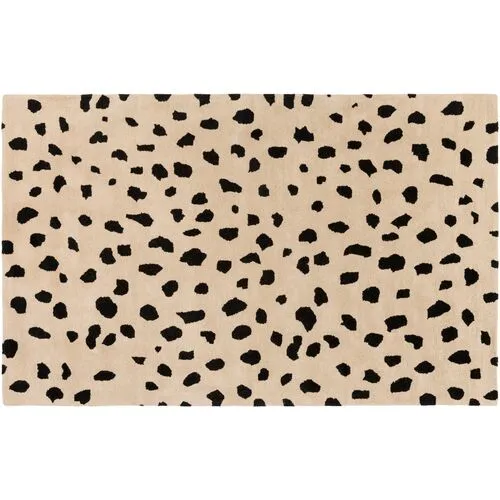 Eliza Rug - Beige/Black - Beige