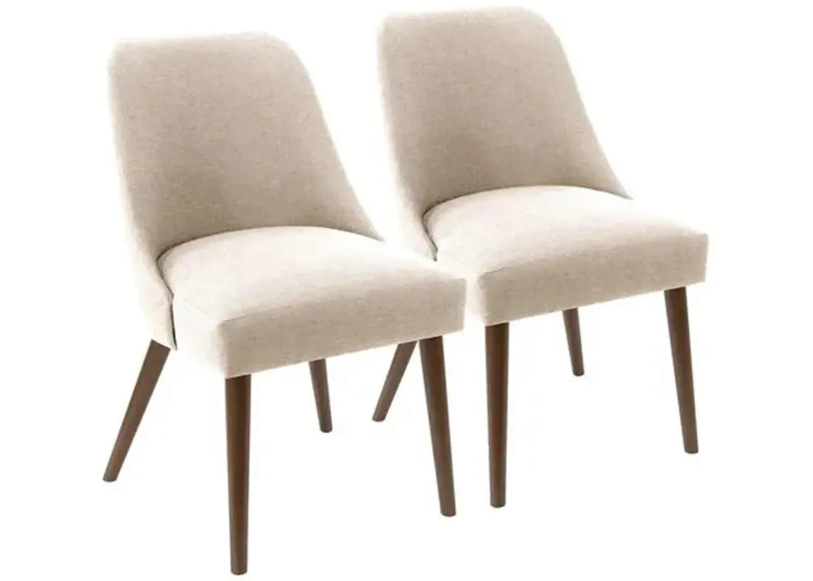 Set of 2 Barron Side Chairs - Handcrafted - Beige