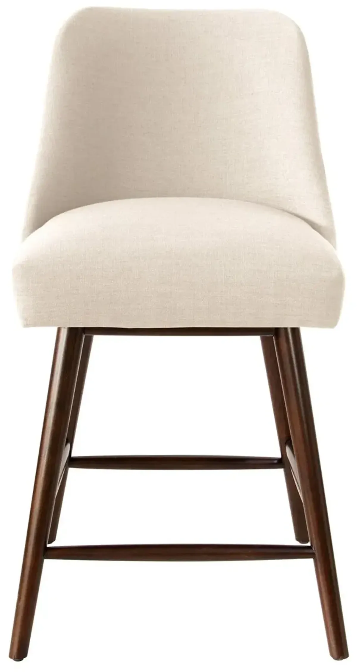 Barron Linen Counter Stool - Handcrafted