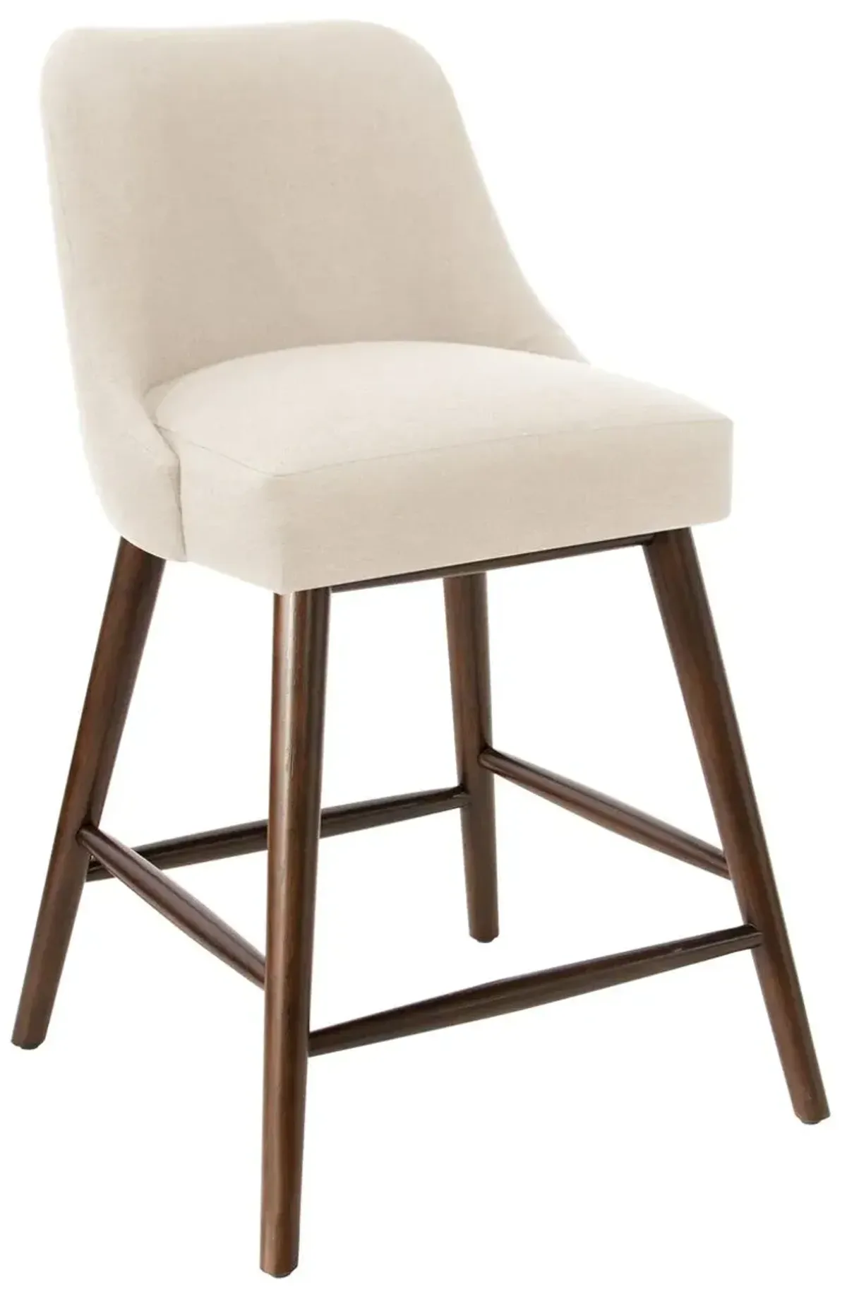 Barron Linen Counter Stool - Handcrafted