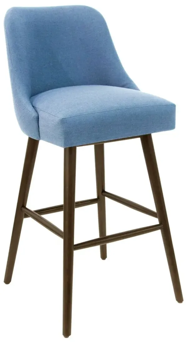 Barron Barstool - Handcrafted - Blue