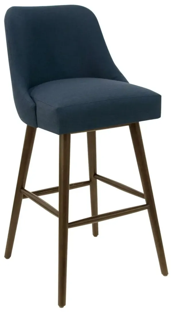 Barron Barstool - Handcrafted - Blue
