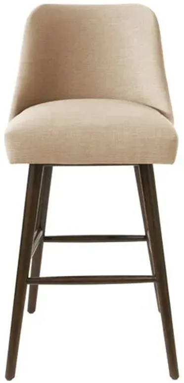 Barron Barstool - Handcrafted - Beige