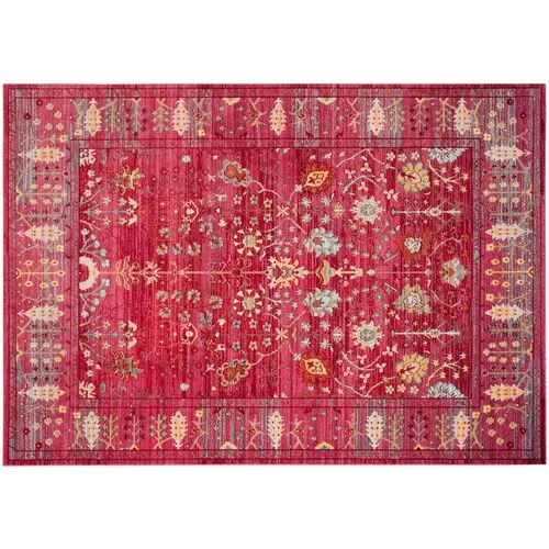 Adevon Rug - Fuchsia - Pink - Pink