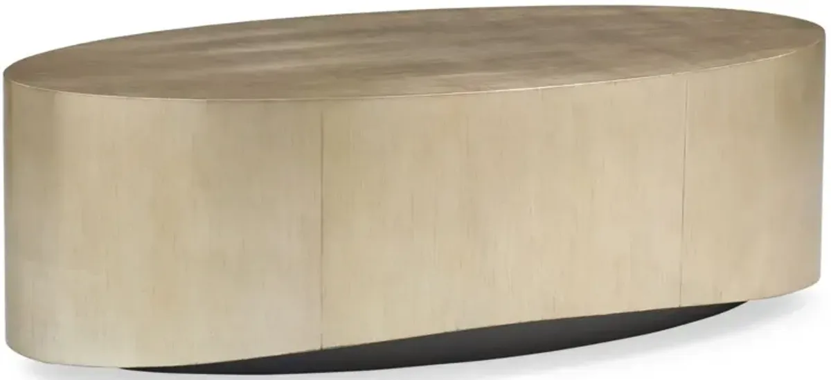 Whalton Coffee Table, Silver/Gold Leaf
