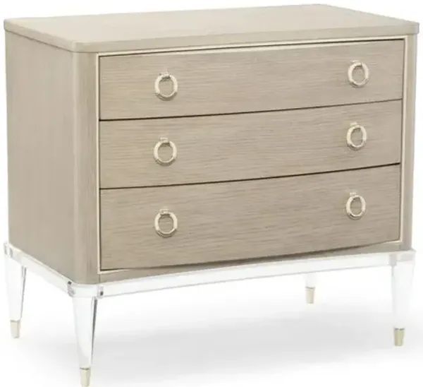 Kelmar Nightstand - Pale Gray