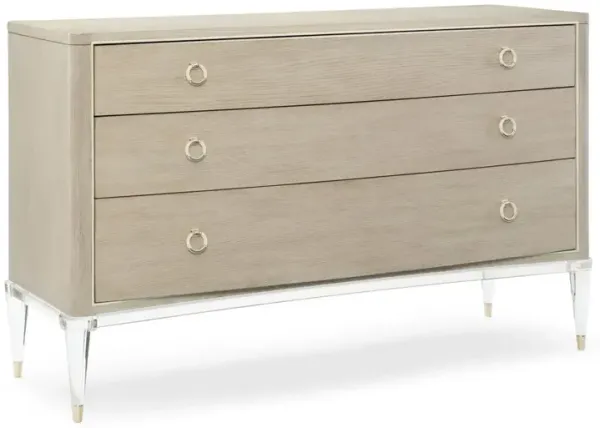 Floating Away Wide Dresser, Pale Gray