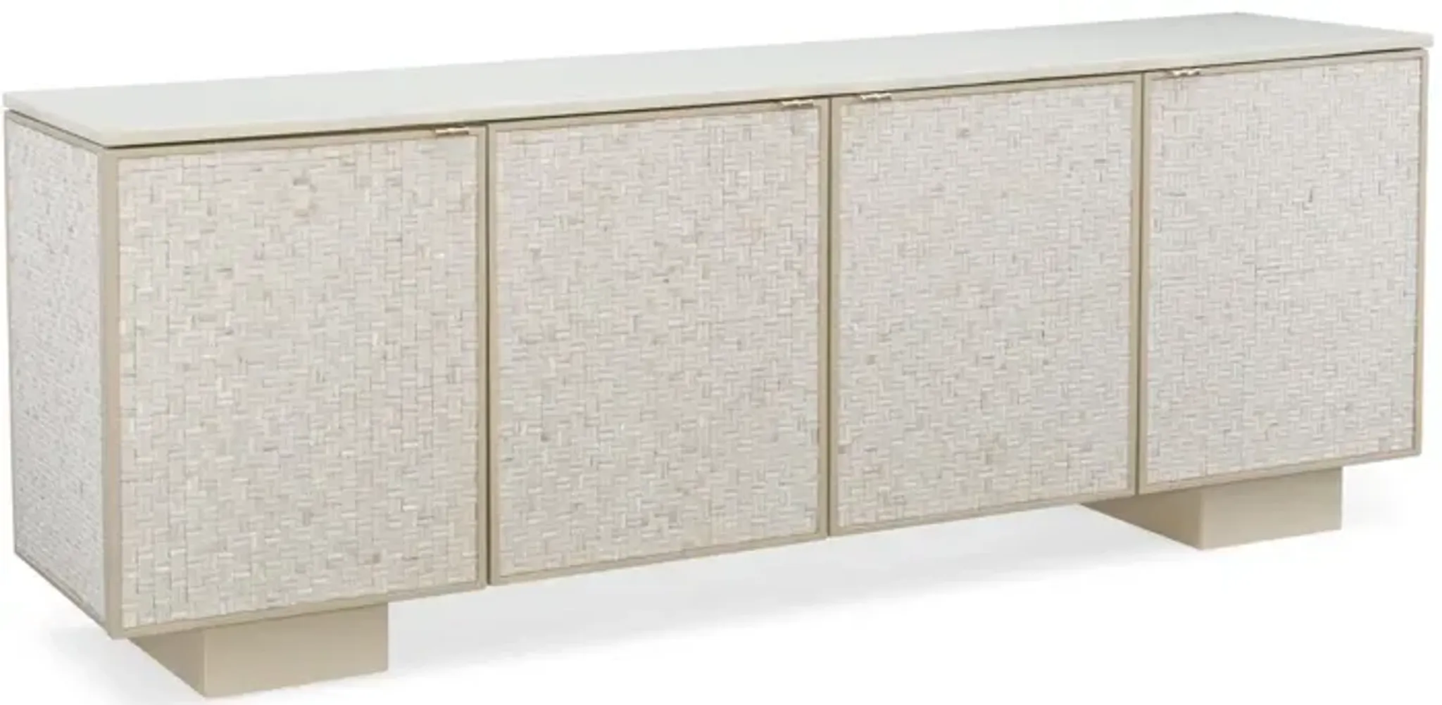 Shell Sideboard, Ivory | Furniture.com
