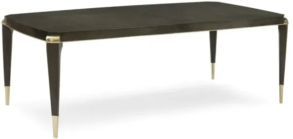 All Trimmed Out Dining Table, Charcoal