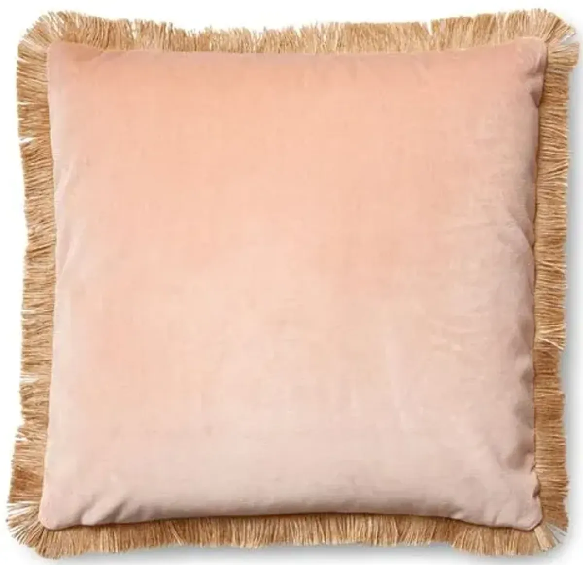 Celeste Velvet Pillow - Blush