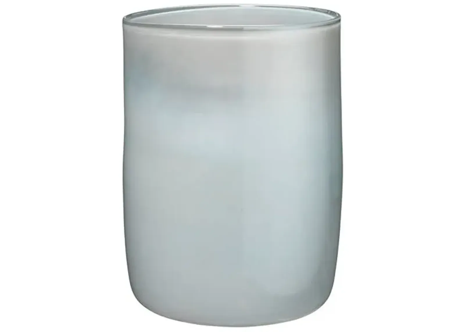 11" Vapor Medium Vase - Metallic Opal - Jamie Young Co. - Blue