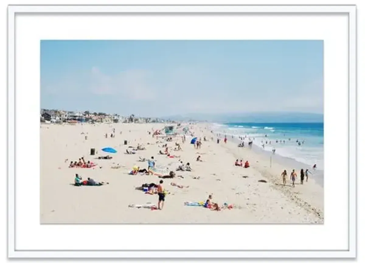 Natalie Obradovich - Manhattan Beach Photograph - Blue