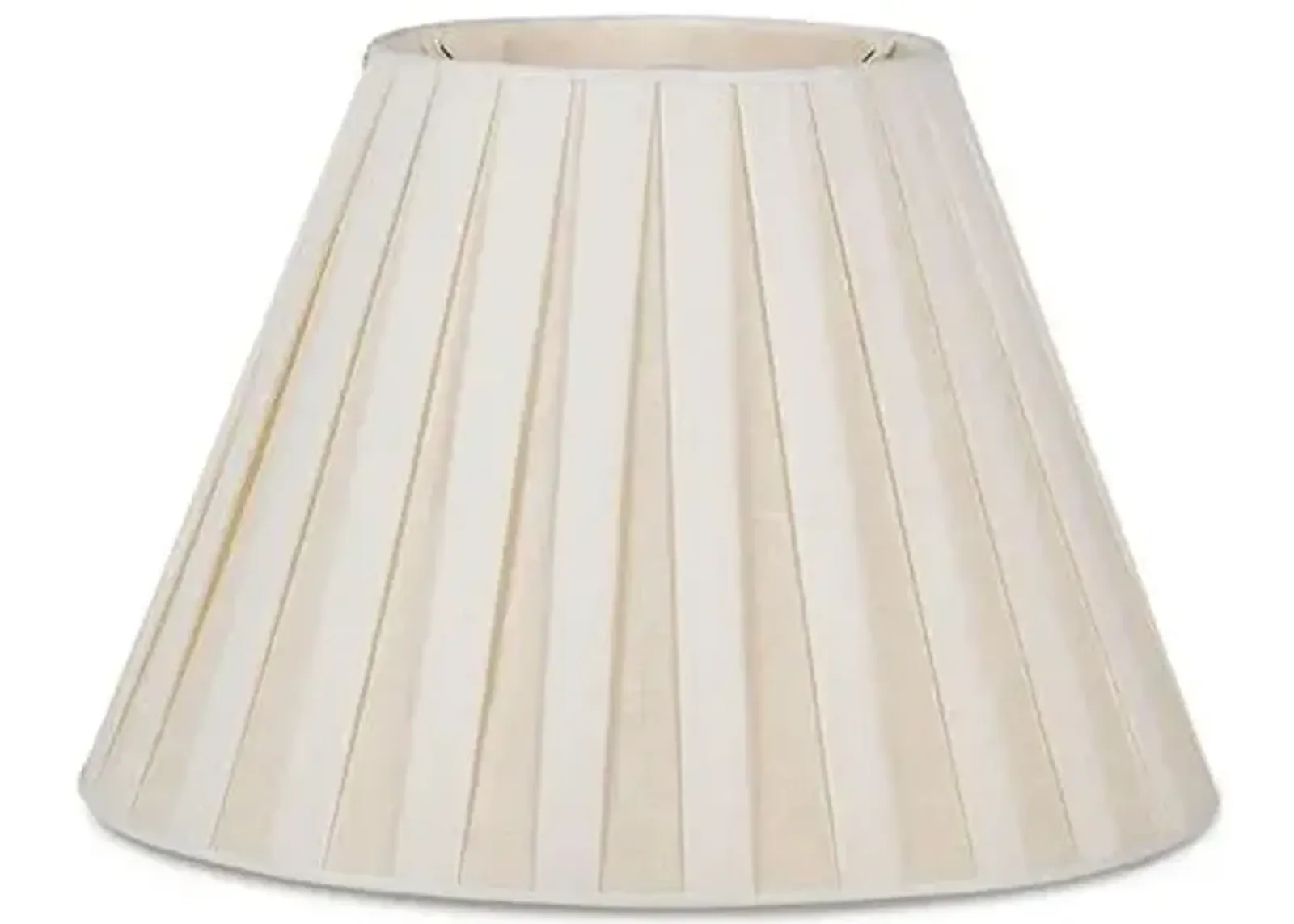 Box-Pleated Lamp Shade - Off-White - Bunny Williams Home - Ivory