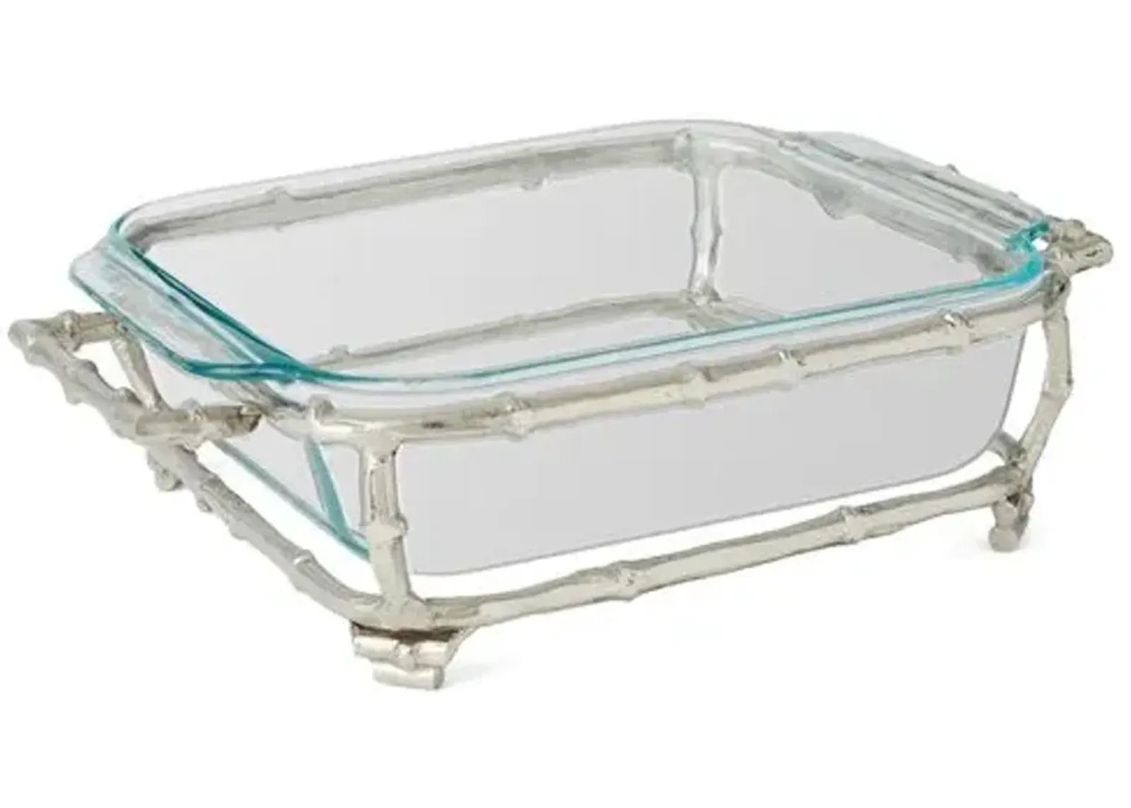 Larsen Square Casserole Holder - Silver