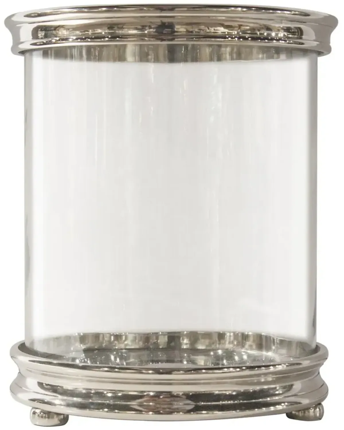 14" Keegan Wide Hurricane, Nickel/Clear