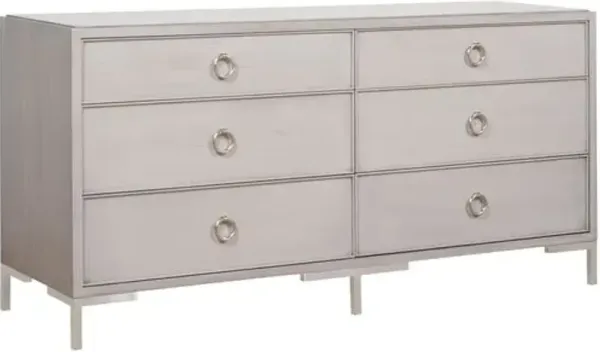 Flynn Wide Dresser - Dove Gray